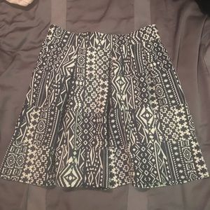 Tribal Print Skirt